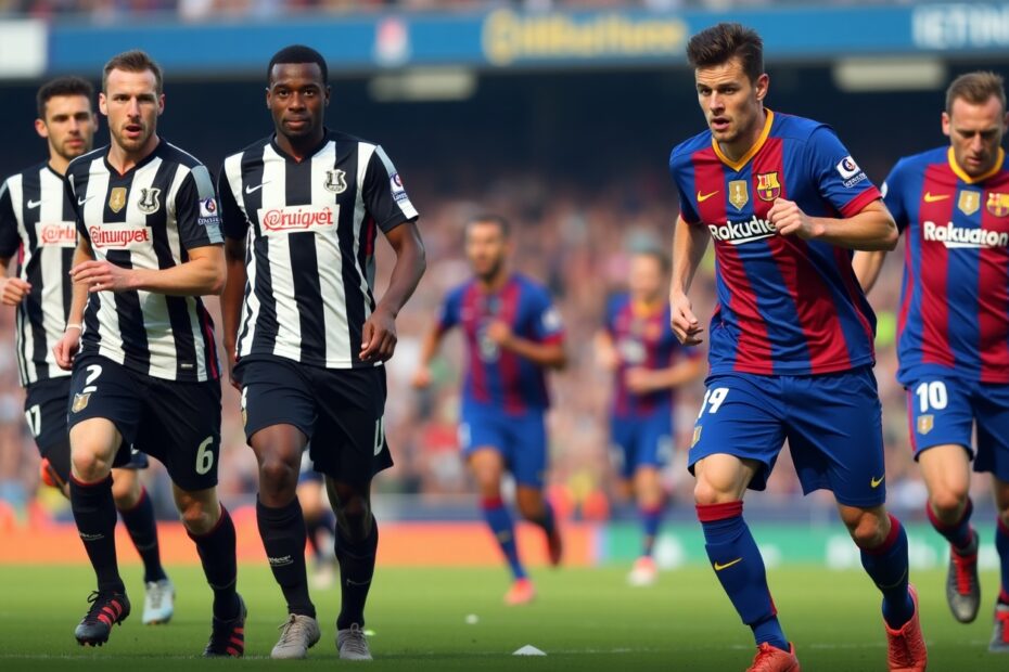 Flux_Dev_create_an_image_depicting_a_football_match_between_Ne_3 - 96.com official website Newcastle vs Barcelona