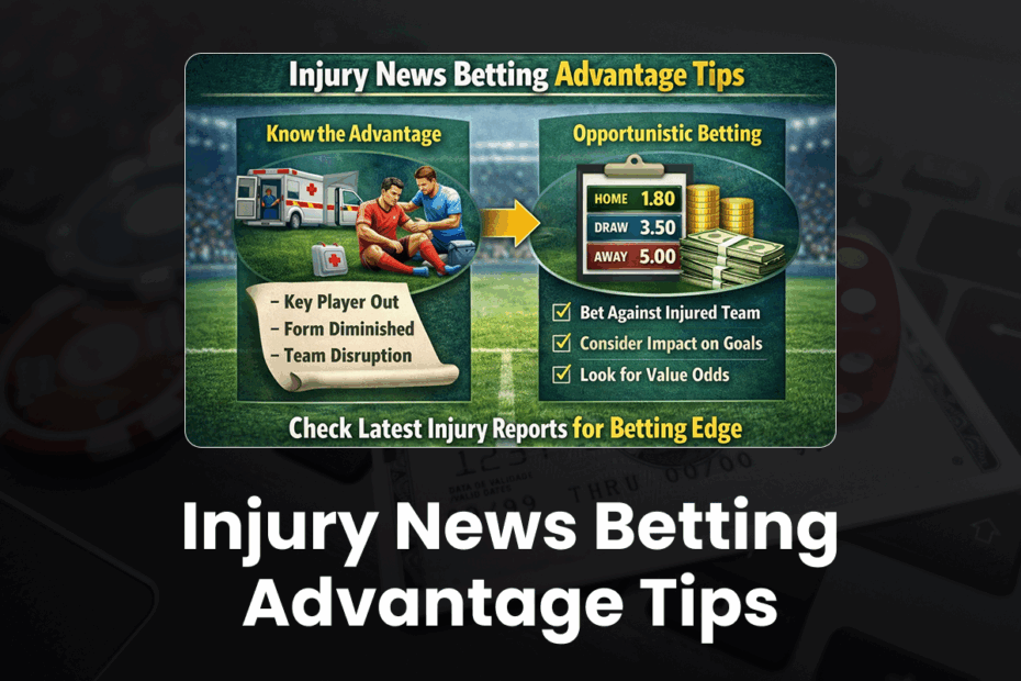 Injury News Betting Advantage Tips