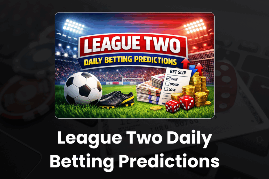 League Two Daily Betting Predictions, Odds And Tips