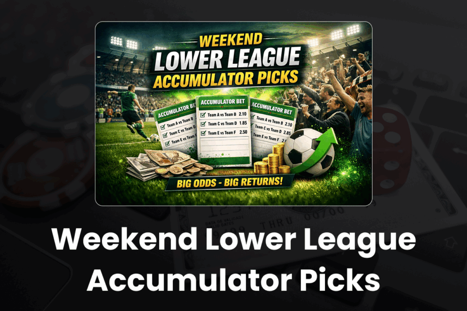 lower league acca tips small league accumulator weekend betting tips